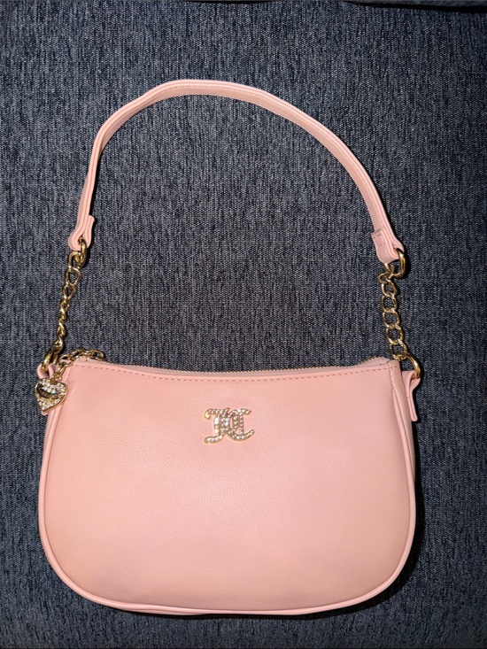 Juicy Couture Handbags - NWOT Juicy Couture Elegant Blush Shoulder Bag with Gold Accents